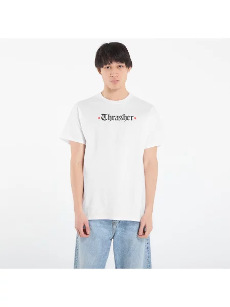 Tricou Thrasher x Spitfire The End Oath T-Shirt White XXL alb