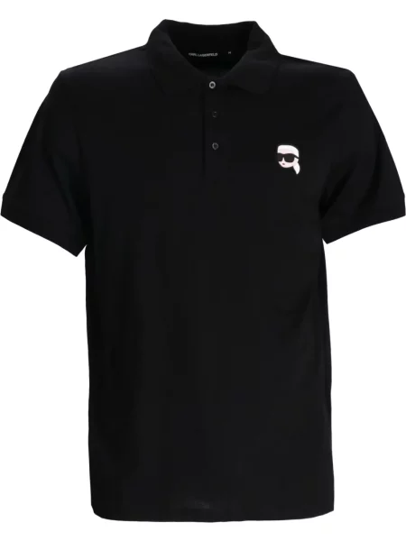 Tricou polo Karl Lagerfeld negru