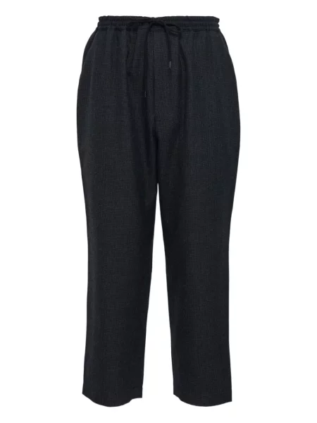 Vlněné kalhoty Comme Des Garçons Homme s pepito vzorem černé