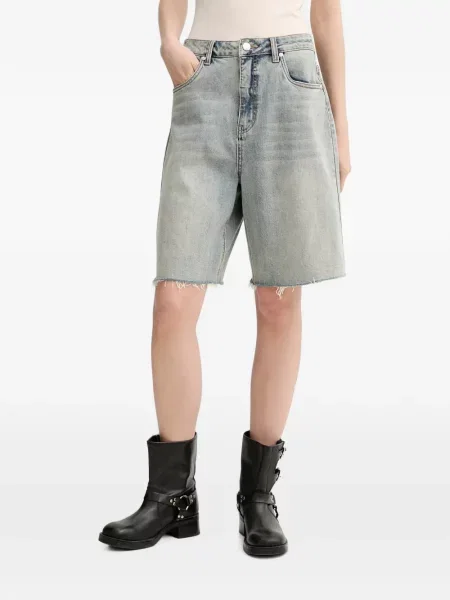 Pantaloni scurți din denim Gestuz albastru