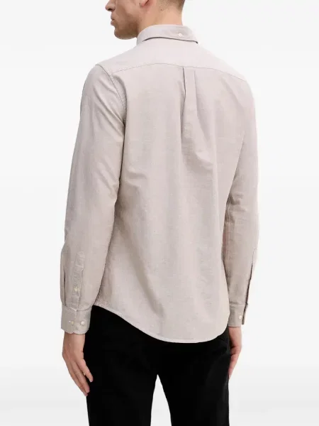 Lung cămașă Barbour din țesătură twill