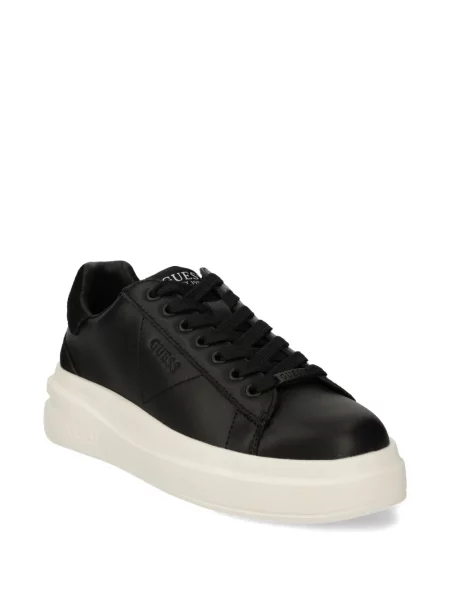 Sneakerși Guess cu autograf negru