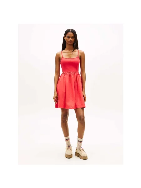 Tommy Jeans Rochie de vară roșu