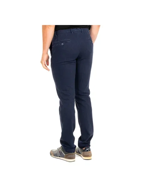 Pantaloni La Martina albastru