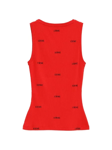 Top Loewe tricotate cu autograf roșu