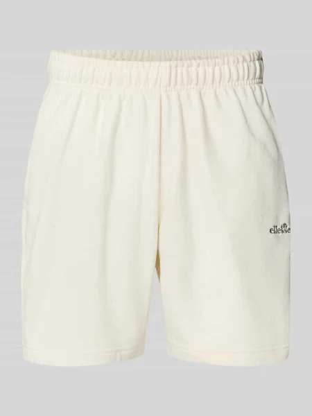 Szorty z wyhaftowanym logo model ZANICA' Ellesse białe