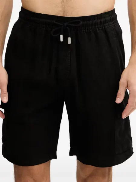 Pantaloni scurți cargo Vilebrequin cu cordon negru