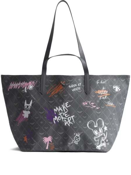 Geantă shopper Zadig&voltaire gri