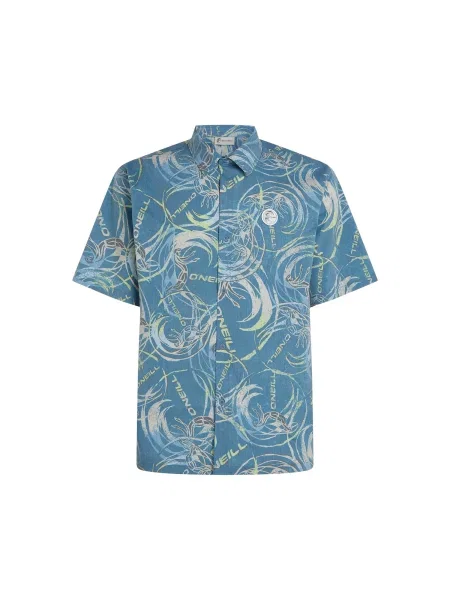 O'NEILL Košile krémová / chladná modrá / světle žlutá / tmavě šedá