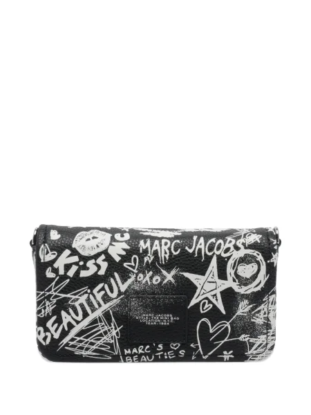 Mini geanta de piele Marc Jacobs din piele mini negru