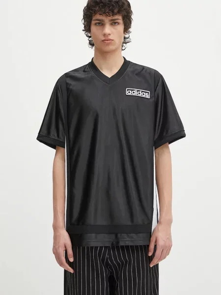 Adidas Originals tricou Adibreak cu imprimeu negru