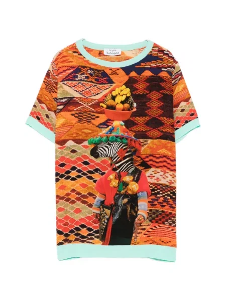 Tricou The Artistylist cu imagine portocaliu