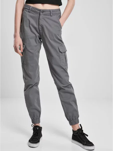Pantaloni cargo Urban Classics gri