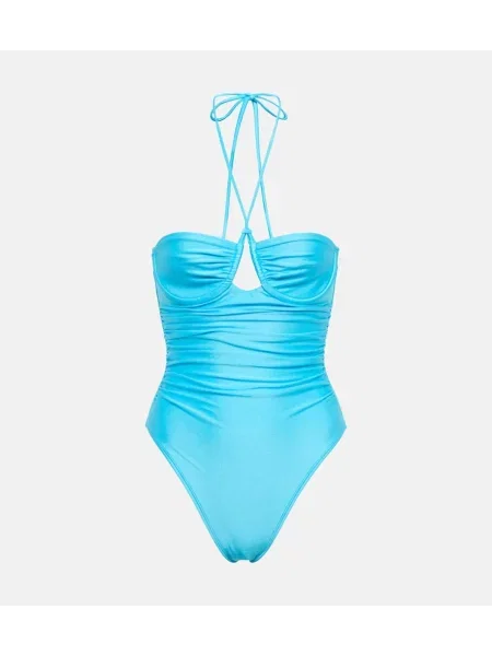 Strój kąpielowy Bananhot z bursztynem niebieski