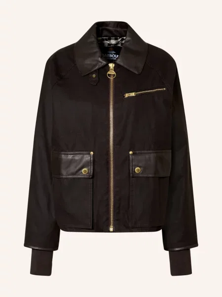 Barbour International Polní Bunda Donnington tmavě hnědá