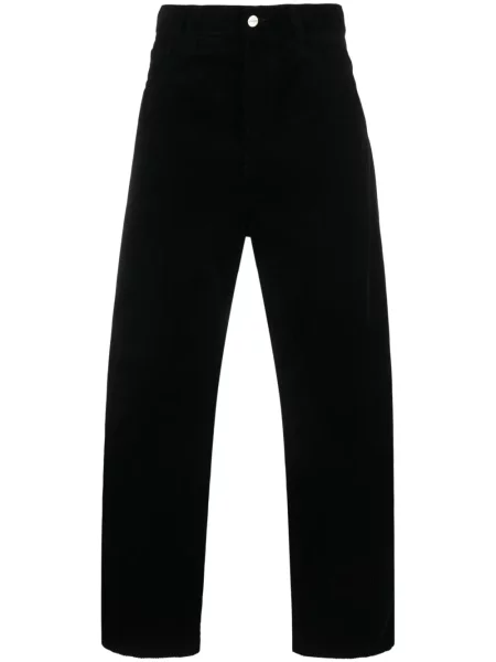 Pantaloni Carhartt Wip de catifea cord negru