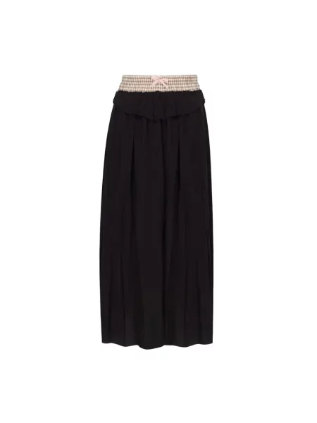 Spódnica midi Maison Margiela brązowa
