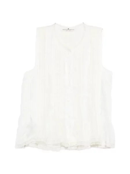 Bluză Ermanno Scervino din dantelă alb