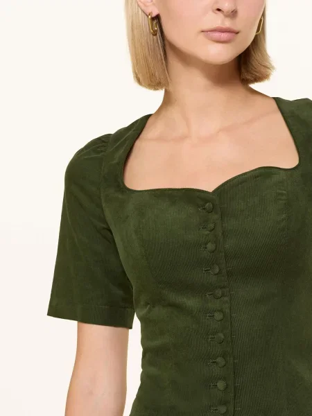 Bluzka Berwin & Wolff z gorsetem zielona