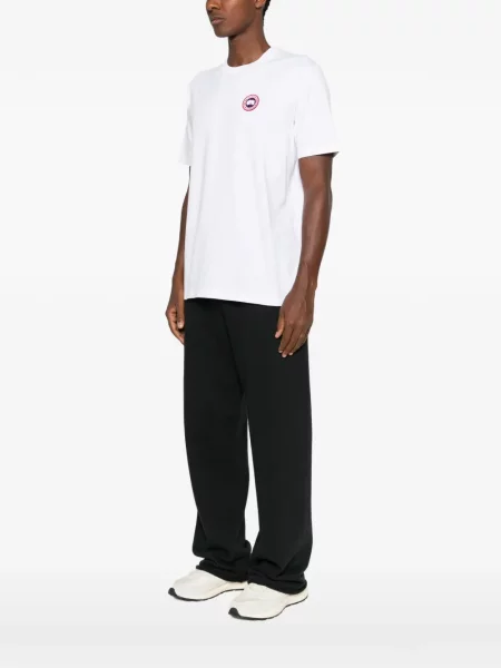 Tricou Canada Goose cu autograf alb
