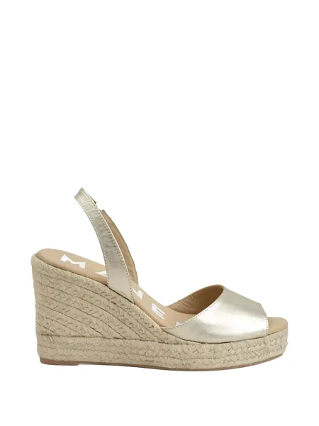 Espadrile Manebi din piele slingback