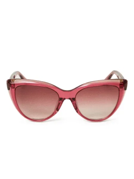 Ochelari de soare cu ochi de pisică Twinset roz