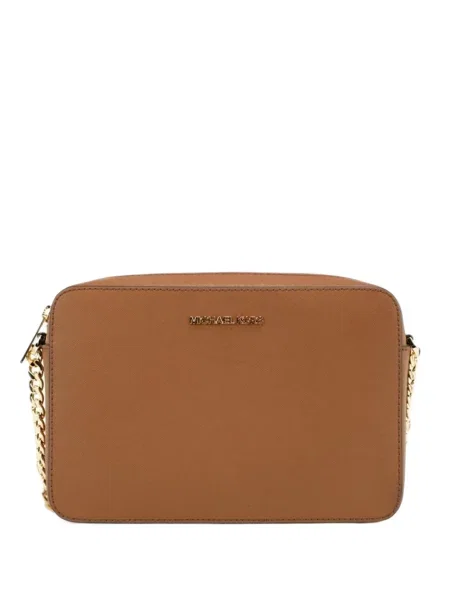 Torebka crossbody Michael Kors skórzana brązowa