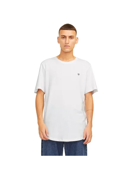JACK & JONES Póló tengerészkék / fekete fehér