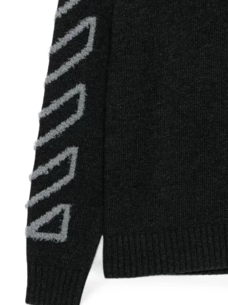 Lung pulover Off-white alb