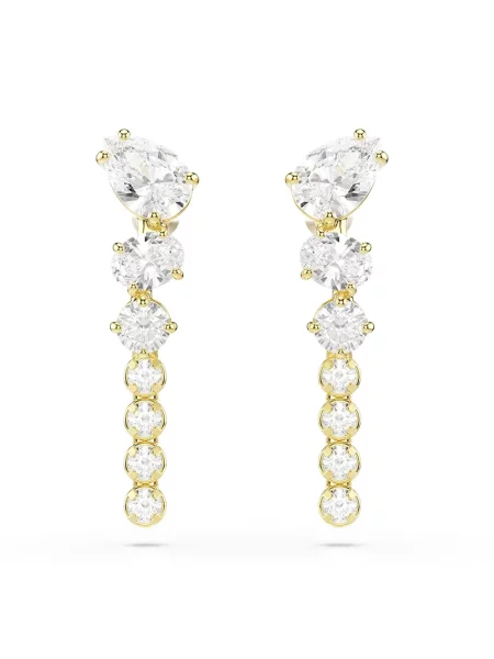 Swarovski cercei pentru femei placat cu aur zirconiu cubic MESMERA