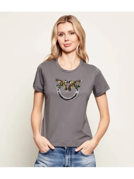 Pinko Tricou QUENTIN gri