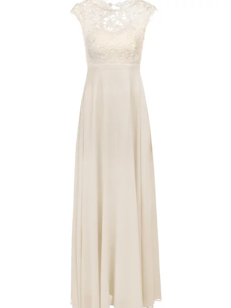 Kraimod Rochie de seară perlat alb