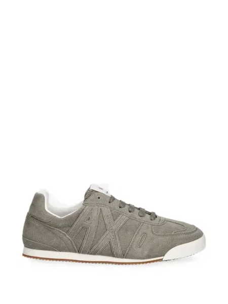 Sneakerși Armani Exchange cu aplicații verde
