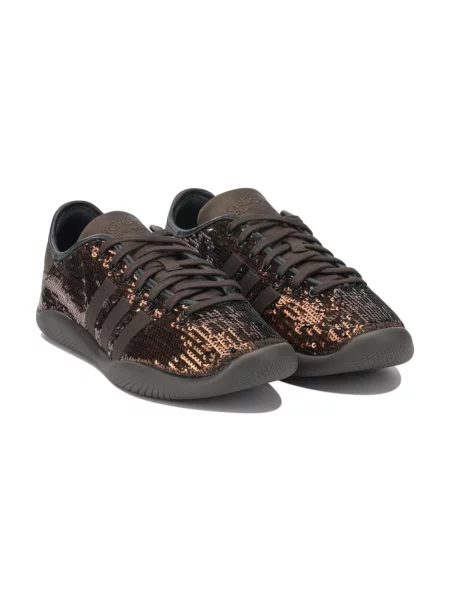 Sneakersy Adidas Originals z cekinami brązowe