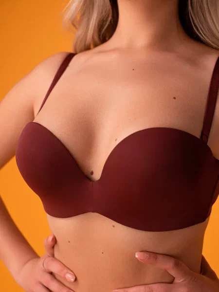 Brabrabra ­ Бюстгальтер бордовий
