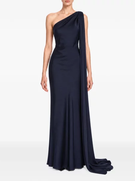 Rochie maxi V:pm Atelier cu un umăr gol albastru