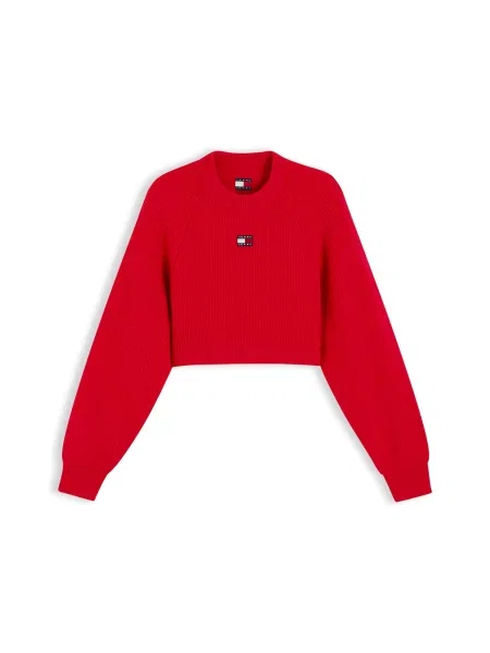 Tommy Jeans Pulover intens roșu