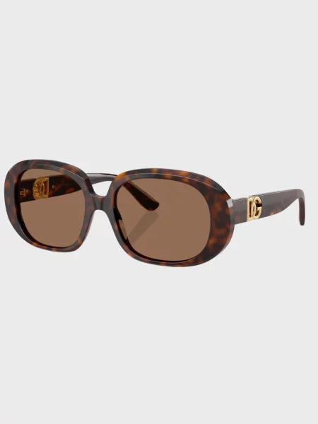 Сонцезахісні окуляри Dolce & Gabbana коричневі