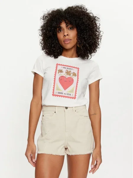 TWINSET Tricou | alb