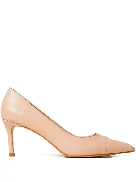 Pantofi cu toc Twinset din piele