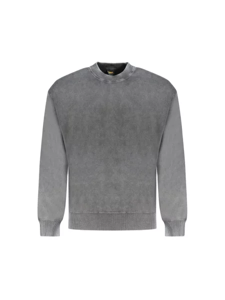 Sweter Hugo Boss z dekoltem w serek z długim rękawem czarny