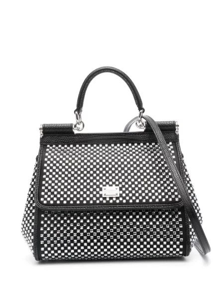 Geantă Dolce & Gabbana Sicily negru