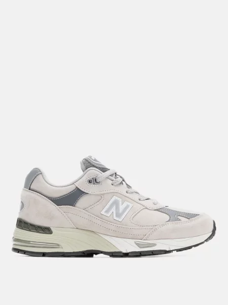 Замшевые кроссовки New Balance серые