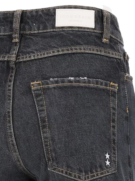 Дънки с широки крачоли Icon Denim черно
