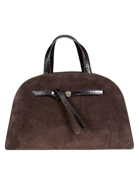 Torebka Tory Burch zamszowa brązowa