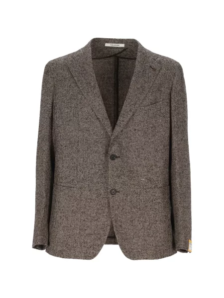 Sacou Tagliatore din tweed maro