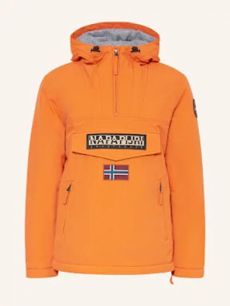 Napapijri Bunda Přes Hlavu Rainforest Pocket 2 oranžová