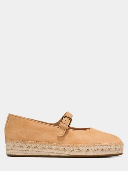 Шкіряні Балетки Cole Haan бежевий