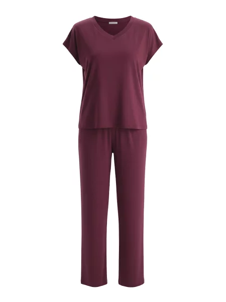 Dagi Pijama bordeaux roșu