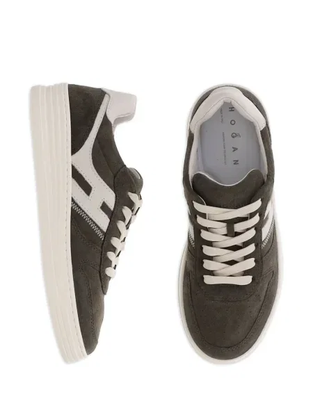 Sneakerși Hogan din piele de căprioară maro